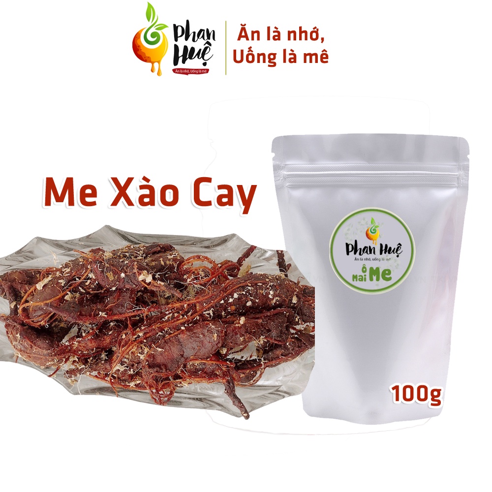 Ô mai xí muội me xào chua ngọt cay Phan Huệ túi zip 100g đặc sản Hà Nội
