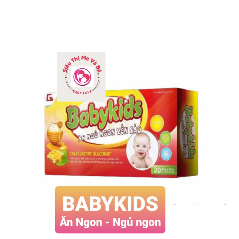 Ăn ngon ngủ ngon yến sào baby kids