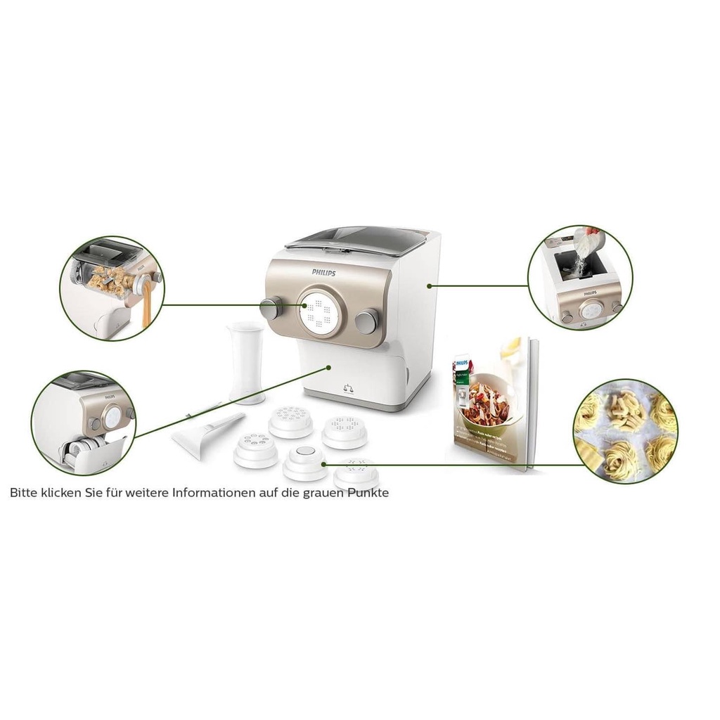 MÁY LÀM BÚN MỲ PHILIPS HR2381/15 VÀ HR2381/05