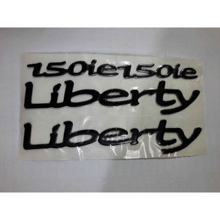Trọn bộ tem chữ liberty 150 2v ie nổi dán xe máy như mới bền đẹp a130