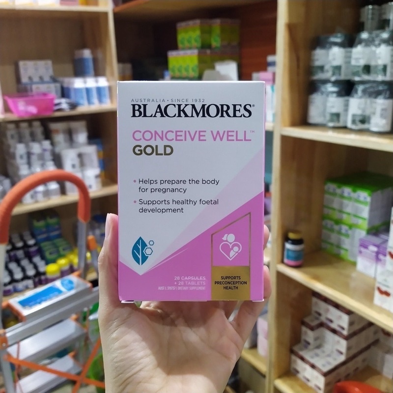 Viên uống Blackmores Conceive Well Gold - Blackmore tăng khả năng thụ thai 56v