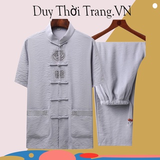 Bộ đũi tàu cao cấp, chất đũi thái thấm hút mồ hôi, món quà tặng người thân thật ý nghĩa