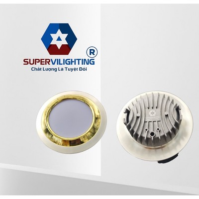 Âm trần đế đúc, SuperVilighting, MS ATD- 7w- 3M-P90 , Công suất 7w3m, đèn trần thạch cao, trang trí , Bảo hành 24 tháng