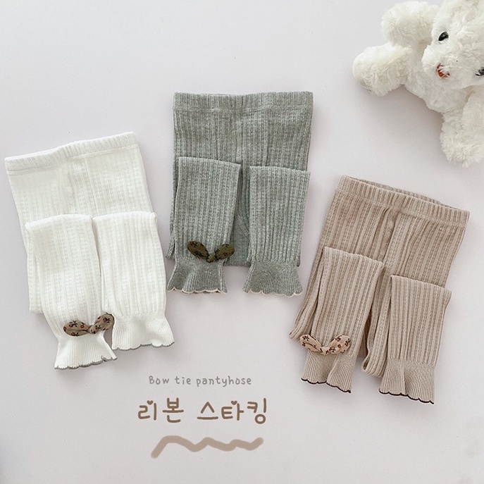 Quần legging len tăm cho bé gái, quần tất len tăm không bàn cho bé