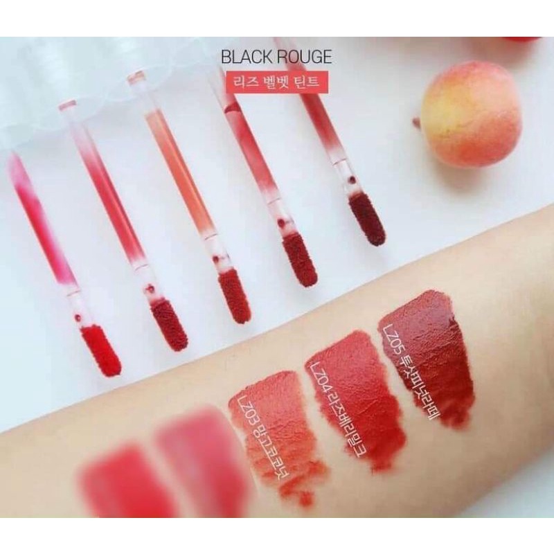 Son kem lì black rouge Leez Velvet Tint mẫu mới