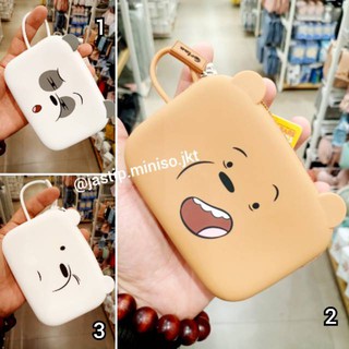 Ví tiền lẻ silicone We Bare Bears