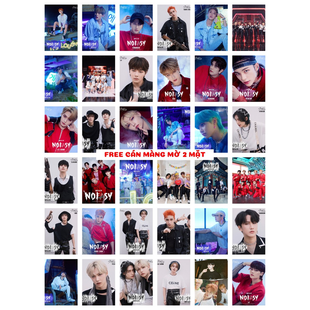 Lomo card 36 ảnh Stray Kids - NOEASY