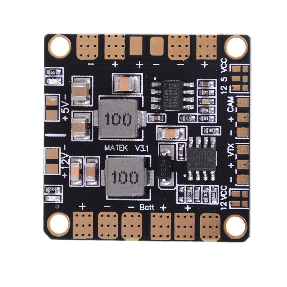 [newwellknown 0610] Quadcopter Power Hub Power Distribution Board PDB with BEC 5V & 12V for FPV