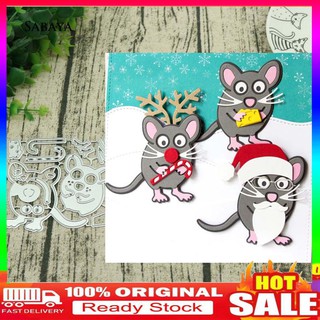 Depasar|  Khuôn Cắt Giấy Kim Loại Hình Chuột Mickey Xinh Xắn