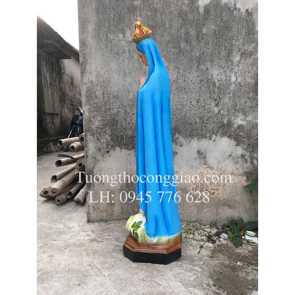 Tượng Đức Mẹ Fatima 1m Composite cao cấp