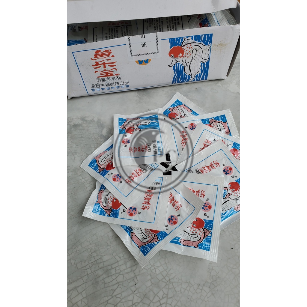 Viên khử clo tránh sốc nước khi thay nước bể cá cảnh