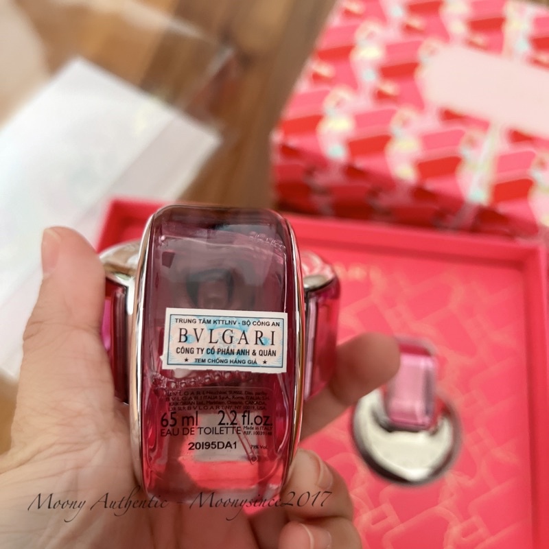 Set Nước Hoa Nữ Bvlgari Omnia Pink Sapphire 2 Chai 65ml -15ml