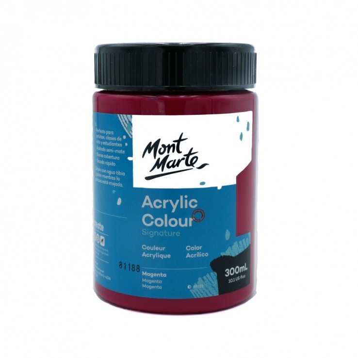 Màu Acrylic Mont Marte 300 ML MSCH3054 - Màu Magenta