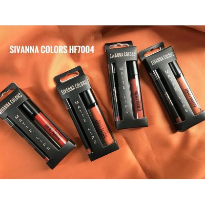 Son kem lì Sivanna Colors Matte Lips