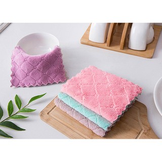 Combo 10 Khăn Lau 2 màu Đa Năng Siêu Thấm Nước