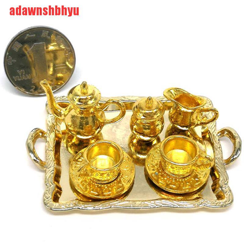 Set 10 Ly Uống Trà Tỉ Lệ 1: 12 Dùng Để Trang Trí Nhà Búp Bê