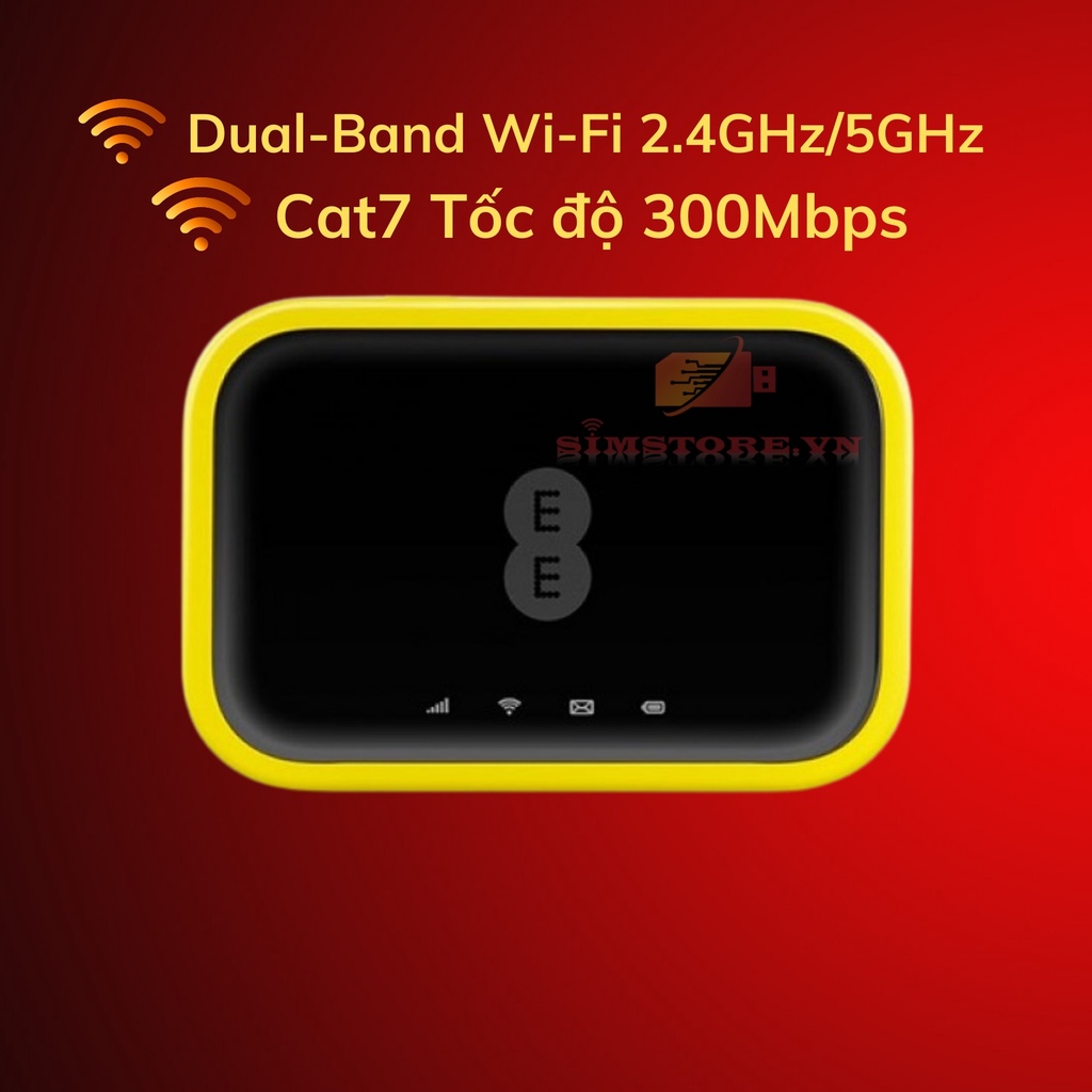Bộ Phát Wifi 4G Alcatel EE70 Tốc Độ 4G 300Mbps