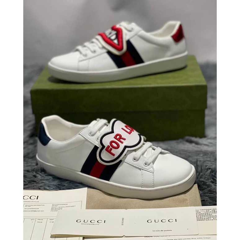 GIÀY GUCCI CAO CẤP QUANGHR CHÂU FULL BOX TANG THẺ GIẤY GÓI FREE SHIP, GIÀY GUCCCI nam nữ bản cao