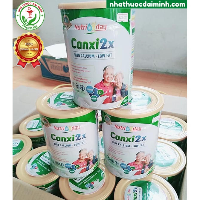 [Ảnh Thật] Sữa Bột Nutriday Canxi 2X 900g - Giúp Xương Chắc Khỏe