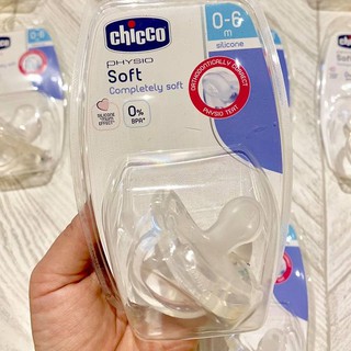 Ty ngậm Physio Silicon trắng Chicco 0M+ Chicco - Shop Mẹ Míp