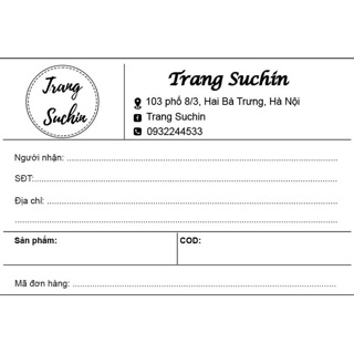 Tem vận đơn in sẵn bán hàng TMĐT