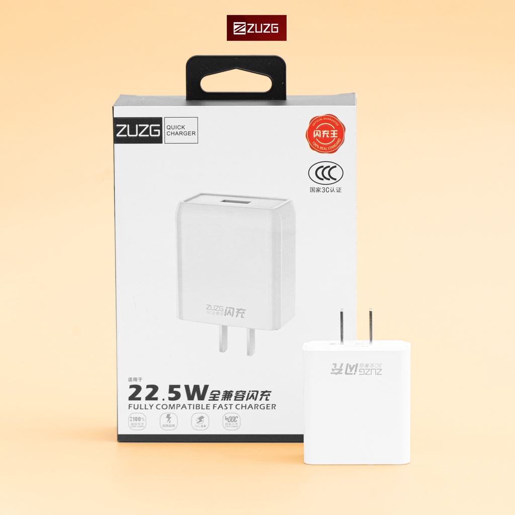 Củ sạc nhanh 22.5w UC06 - z1 Hàng chính hãng ZUZG