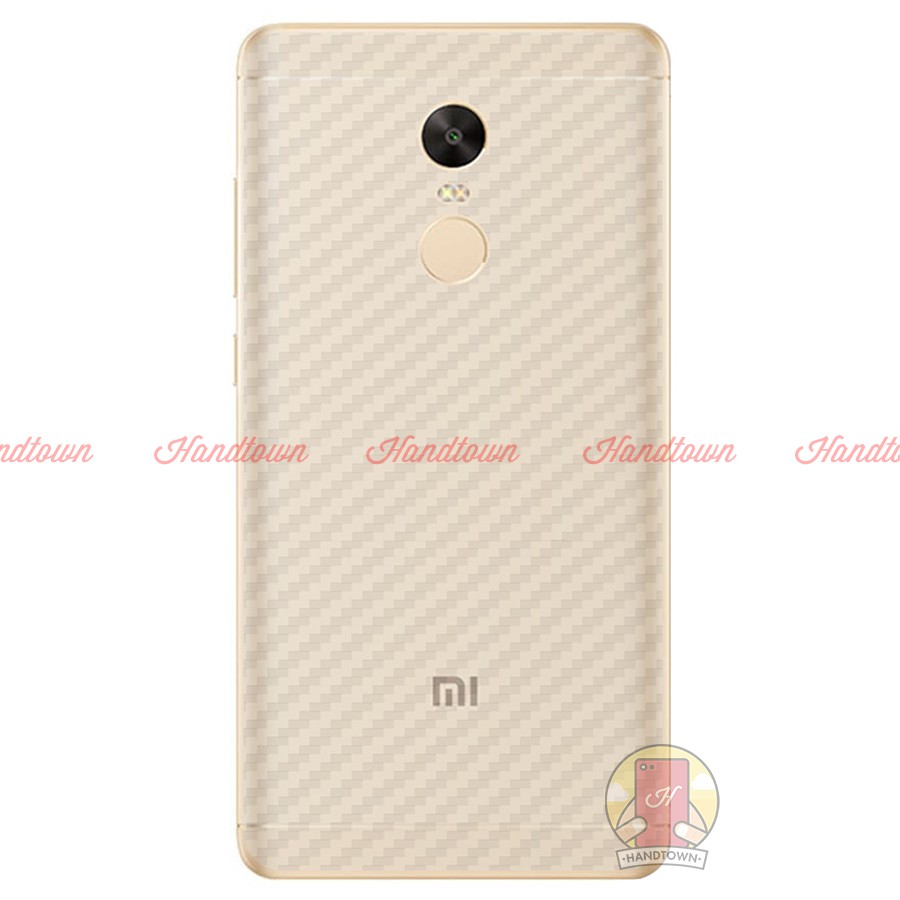 Miếng dán lưng cacbon Redmi Note 4 / Note 4x