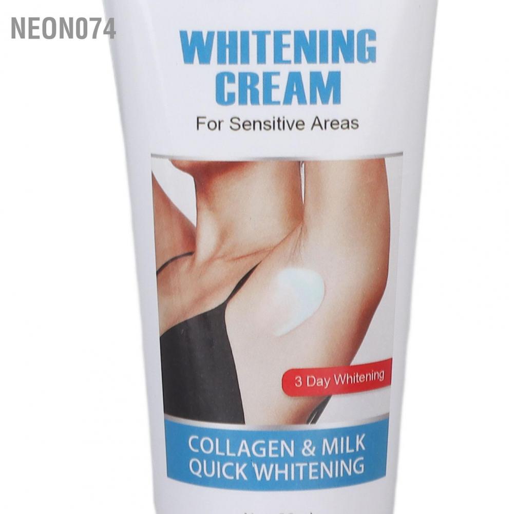 Neon074 Skin Brightening Cream Fade Uneven Color Nourishing Whitening for Sensitive Parts 60ml