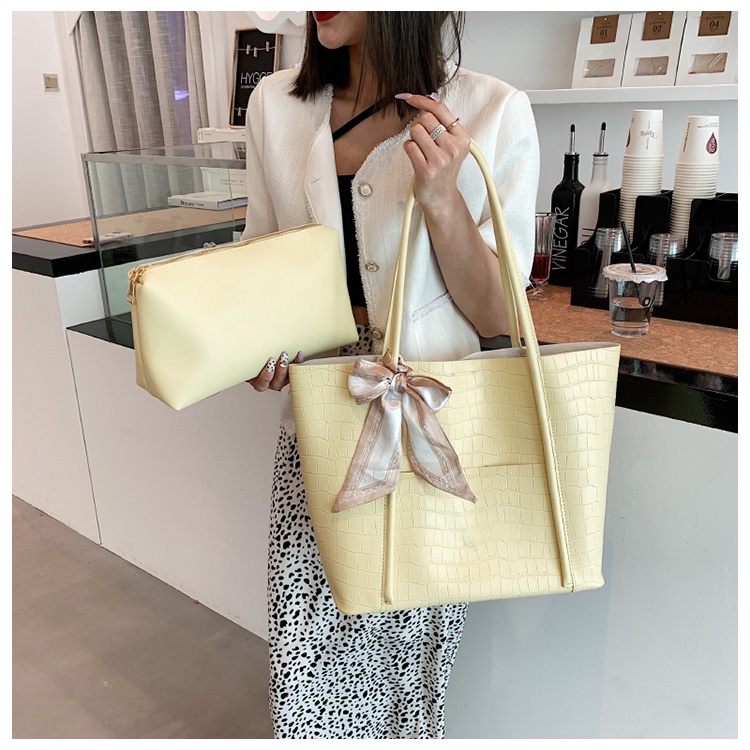 Túi tote Cỡ Lớn Họa Tiết Đá Đơn Giản Thời Trang Cao Cấp Cho Nữ