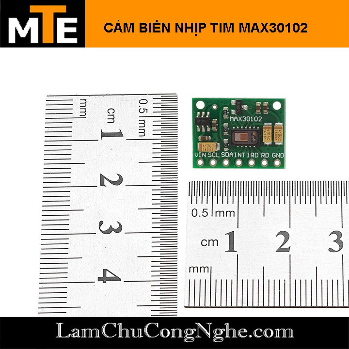 Module cảm biến nhịp tim và nồng độ oxy trong máu MAX30102 3.3V-5V