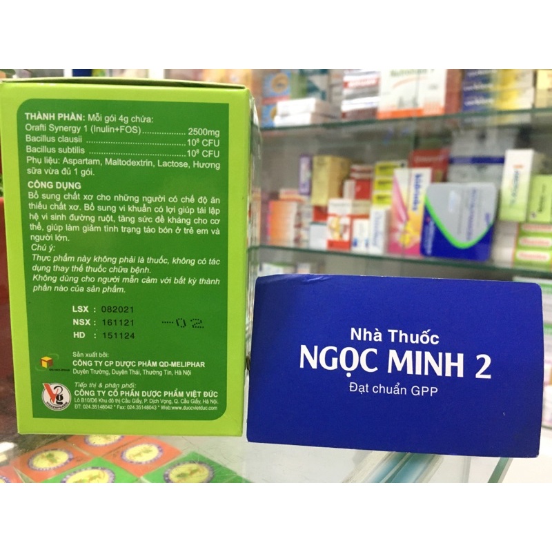 ✅ [Chính Hãng] Bio-acimin Fiber sự kết hợp của chất xơ hoà tan và các men vi sinh giúp làm giảm tình trạng táo bón