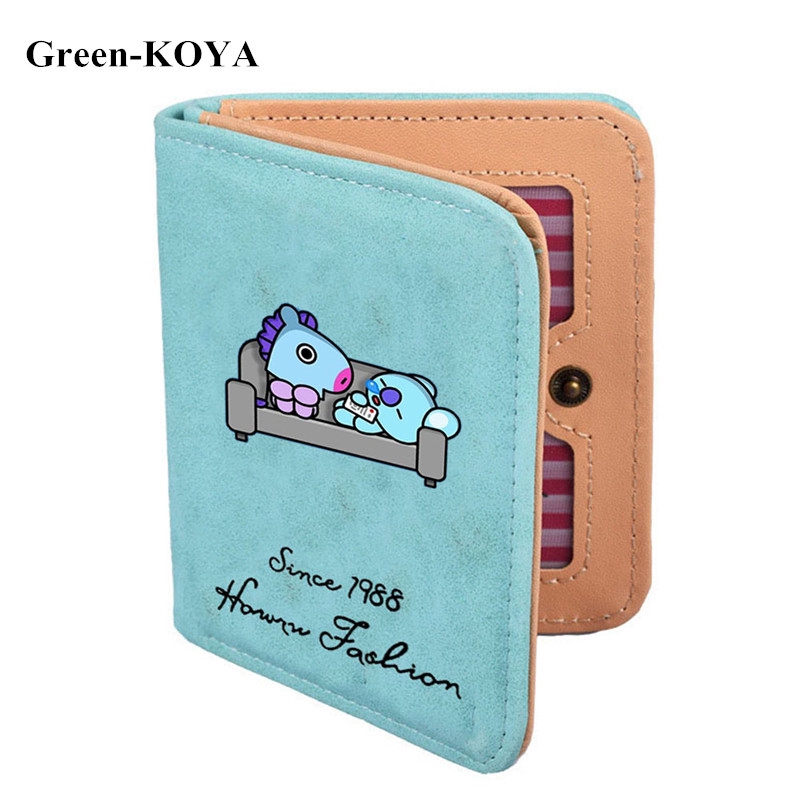 Ví ngắn in hình KPOP BT21 xinh xắn