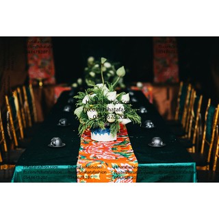 MAU Khăn trải bàn con công trang trí - hàng chính hãng HIHATA DECOR