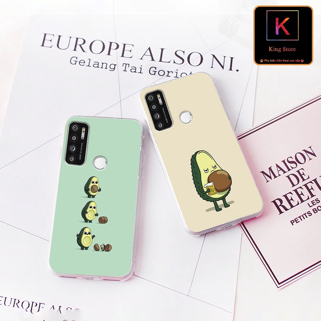 Ốp lưng Vsmart Live 4 - Vsmart live - Ốp in hình trái bơ dễ thương