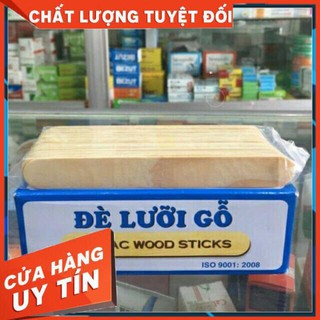 Que đè lưỡi gỗ 100 que