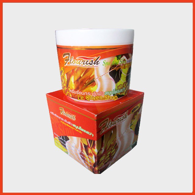 [Hiệu quả 100%] Kem tan mỡ bụng gừng ớt Flourish Thái Lan 500ml