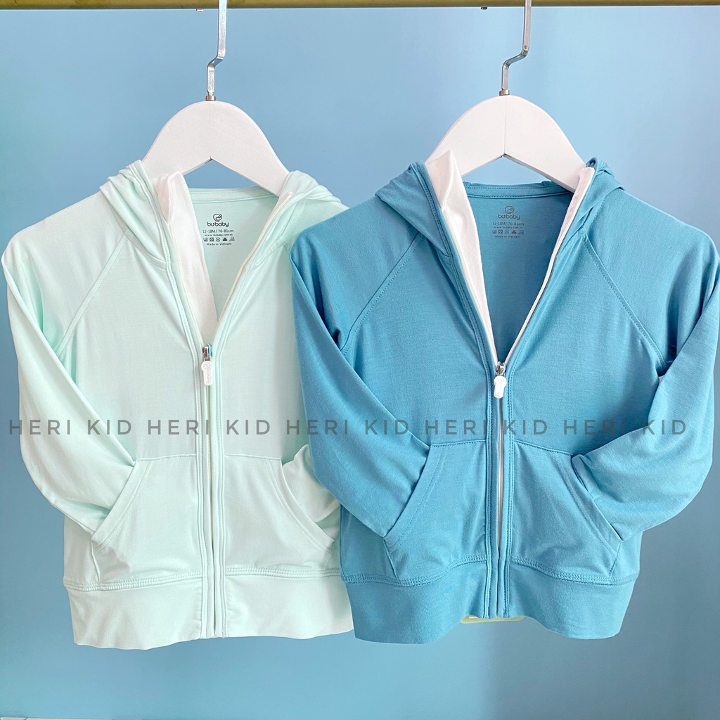 Áo chống nắng sợi tre BUBABY 12m - 4Y