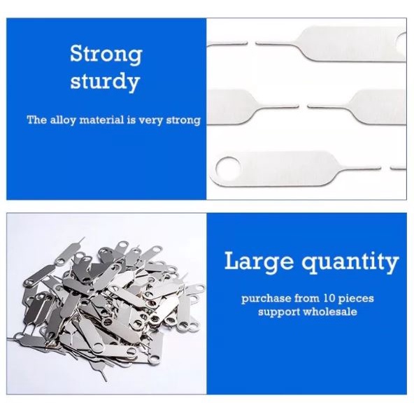 Khay Đẩy Thẻ S.im Tháo Chốt Mở Khóa Tương Thích Với Điện Thoại Chất Liệu Thép Không Gỉ Siêu Bền Rất