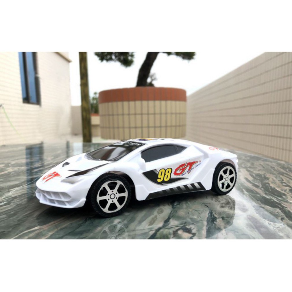 Mô hình ô tô Racing Lambo GT 98 tỉ lệ 1:18 chất liệu nhựa cao cấp phù hợp với trẻ em độ tuổi từ 3 tuổi trở lên
