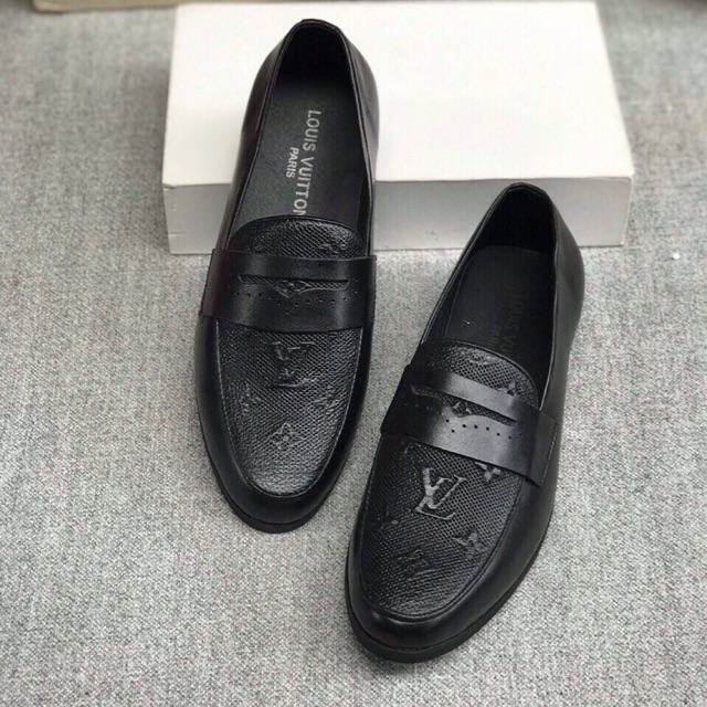 Giày Nam đế cao su da bò