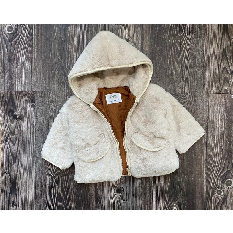 Áo khoác lông Zara dư xịn cho bé