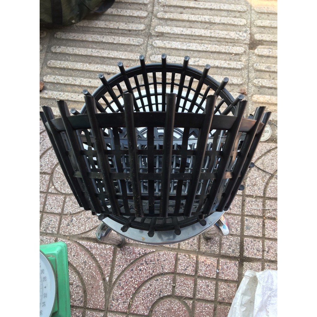Combo 10 chậu giả gỗ nan phụ 23 cm