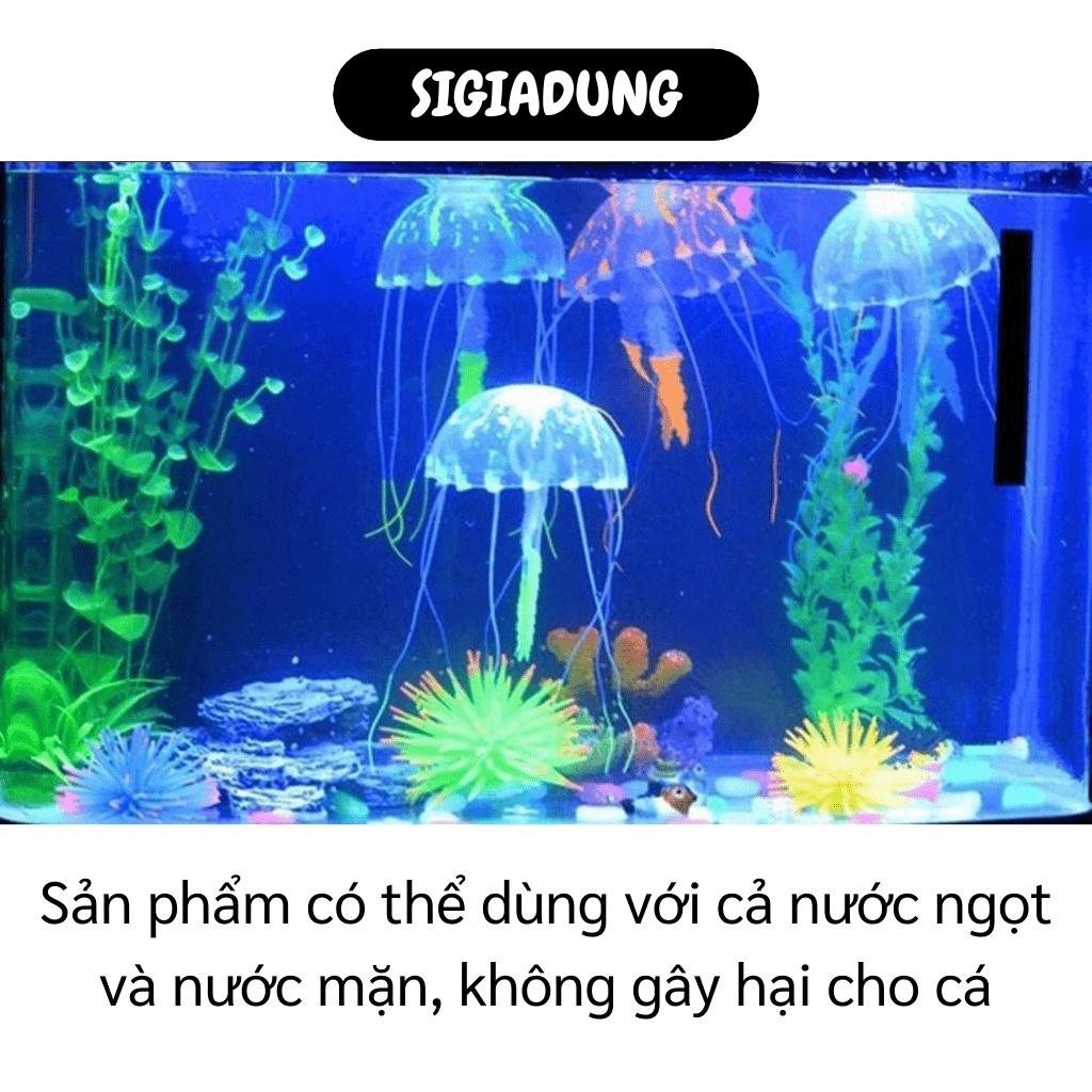 GIÁ SỈ Sứa giả bỏ hồ cá bằng silicon và bột huỳnh quang phát sáng cực kỳ đẹp mắt 4942