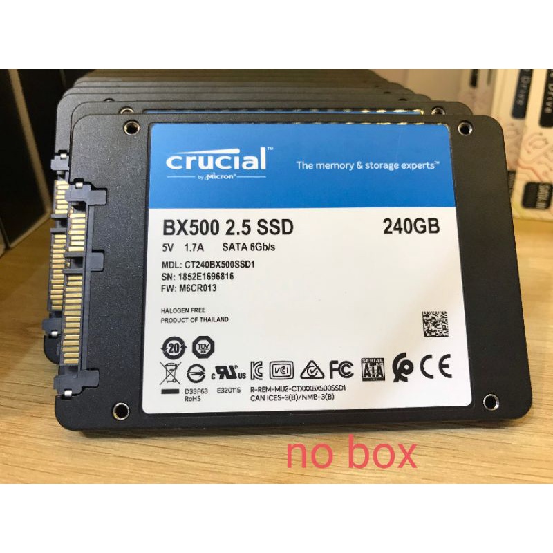 Ổ cứng SSD Crucial BX500 240GB 2.5inch SATA III CT240BX500SSD1 - bảo hành 36 tháng | BigBuy360 - bigbuy360.vn