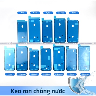 Dán gioăng ron chống nước iPhone 7 đến 13 Pro Max (keo ron)