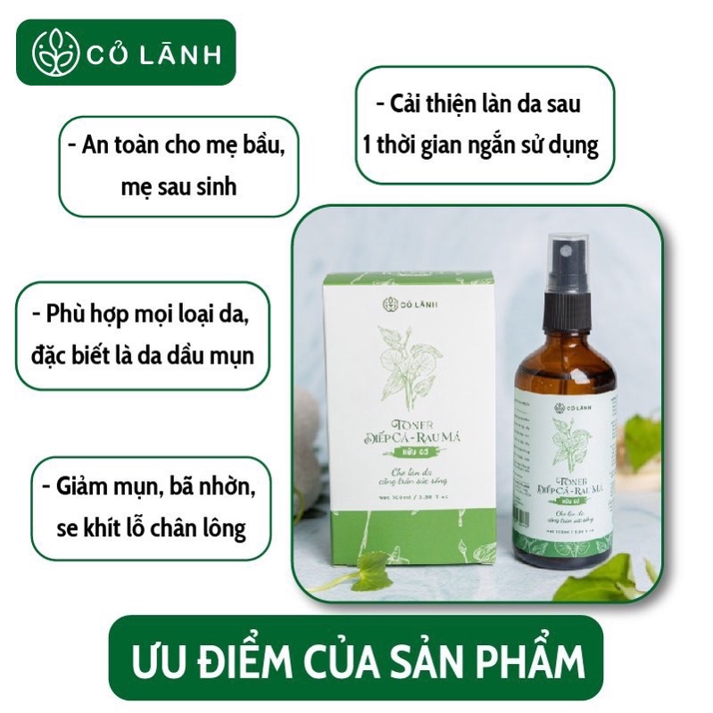 Toner diếp cá rau má