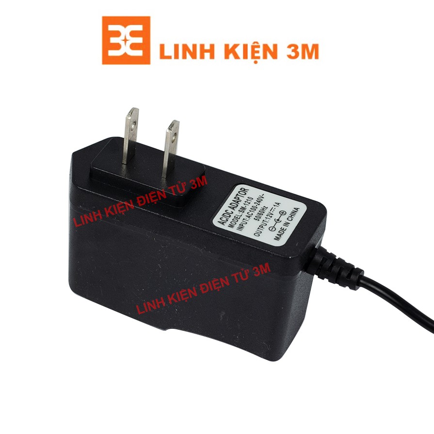 Nguồn Adapter 12V-1A Jack DC 5.5*2.1mm