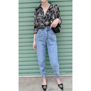 Quần bò ống côn dành cho nữ