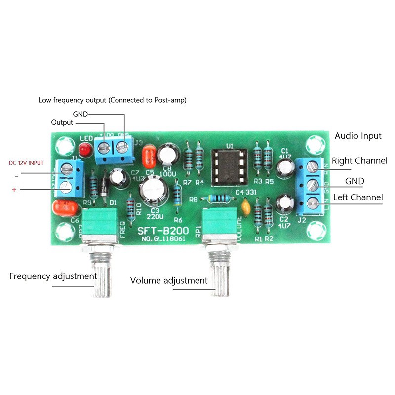 Bảng Mạch Lọc Nguồn 10-24v Cao Cấp Cho Loa Siêu Trầm