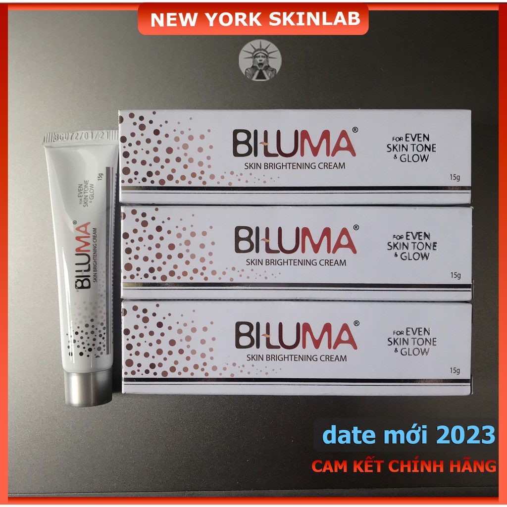 Biluma cream Ấn (15g) - arbutin và kojic acid, kem dưỡng trắng da, làm sáng da, giảm mờ thâm nám